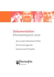 Dokumentation Ehrenamtspreis 2010 - Wir tun was