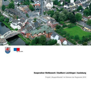 Kooperativer Wettbewerb | Stadtkern Leichlingen | Auslobung