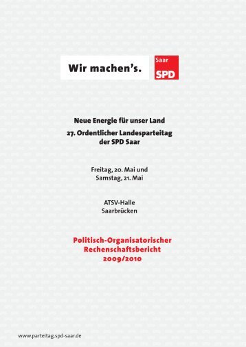 Wir machen's. - SPD Saar