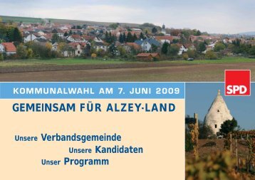 GEMEINSAM FÜR ALZEY-LAND - SPD Alzey-Land