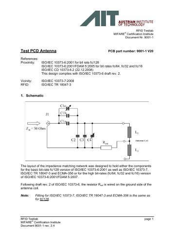 Test PCD Antenna