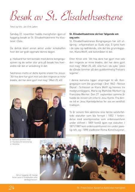 St Franciskus menighetsblad nr 1 2016