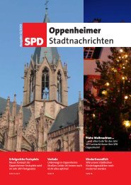 Oppenheimer Stadtnachrichten - SPD Oppenheim - Marcus Held