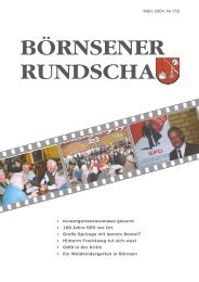 BÖRNSENER RUNDSCHAU - SPD Börnsen