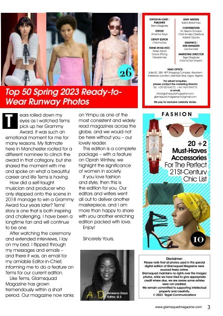 Glamsquad Magazine March 2023