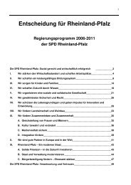 Regierungsprogramm der SPD Rheinland-Pfalz für die Landtagswahl