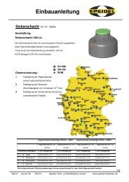 Einbauanleitung Sickerschacht - Warenhaus-Geissler