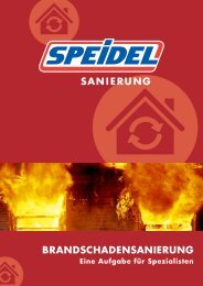 SANIERUNG BRANDSCHADENSANIERUNG - Speidel System ...