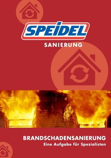 SANIERUNG BRANDSCHADENSANIERUNG - Speidel System ...