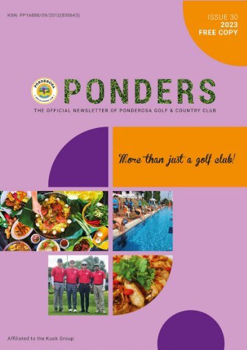 PONDEROSA GOLF - PONDERS ISSUE 30 