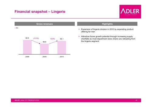 ANALYST PRESENTATION - Adler