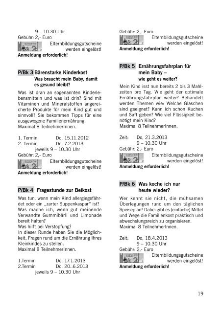 Familienzentrum Pichling - Programmheft 2012 ... - Portal - Stadt Linz