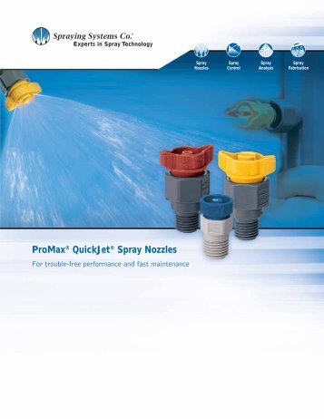 ProMax® QuickJet® Spray Nozzles - Spraying Systems ...