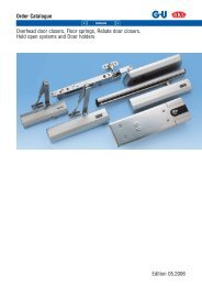 Overhead door closer OTS 430 - GU Hardware