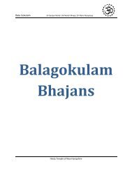 Balagokulam Bhajans - Hindu Temple of New Hampshire ...