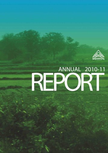 Annual Report 2010 - 11 - Nagarjuna Fertilizers