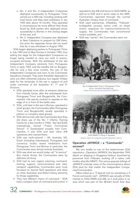 Official Commando News Magazine edition 14 Mar 2023
