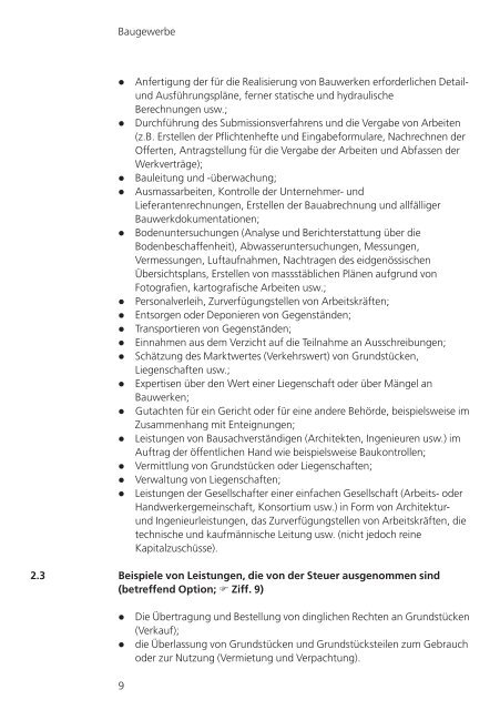 in Fahrnisbauten - Eidgenössische Steuerverwaltung - admin.ch