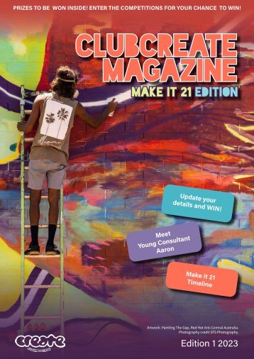 clubCREATE Magazine Over 12s Edition 1 2023