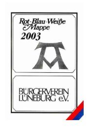 Rot-Blau-Weiße Mappe 2005 - Bürgerverein-Lüneburg