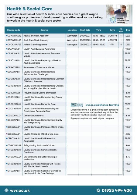 Spring Course Guide 2023