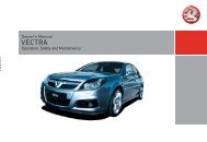 Owner's Manual VECTRA - Vauxhall