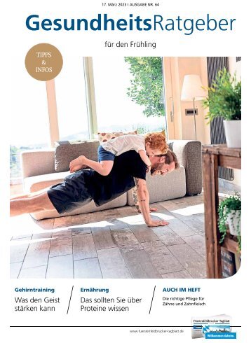 Gesundheitsratgeber Fürstenfeldbruck März 2023: Fit und gesund durch den Frühling