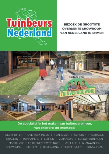 Tuinbeurs Nederland showroom