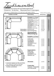 Eckbank in U-Form