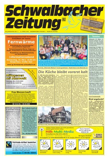 Schwalbacher Zeitung Ausgabe Kw 11-2023