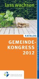 KATALOG GEMEINDE- KONGRESS 2012 lass wachsen