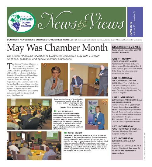 News&Views - Greater Vineland Chamber of Commerce