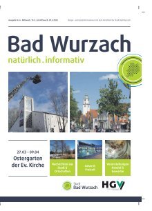 15.03.2023 Bürger- und Gästeinformation Bad Wurzach