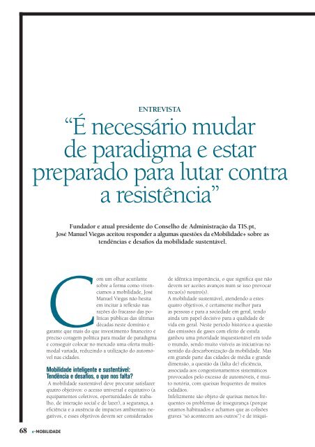 Revista eMOBILIDADE+ #01