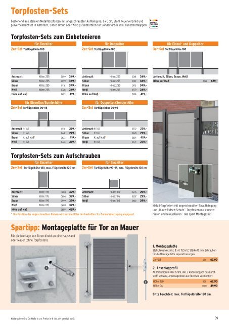 Pflegeleichte Zaunsysteme