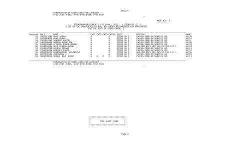 steno gr 'c' - SSC