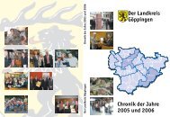 Chronik der Jahre 2005 und 2006 Der Landkreis Göppingen