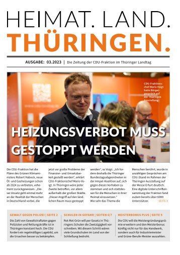 HEIMAT. LAND. THÜRINGEN. Ausgabe 03/23