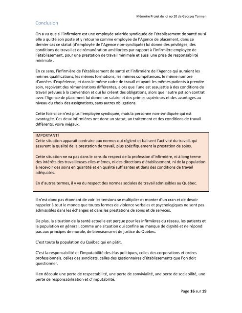 004m_004m_georges_tormen  Mémoire sur le projet de loi No. 10 Québec