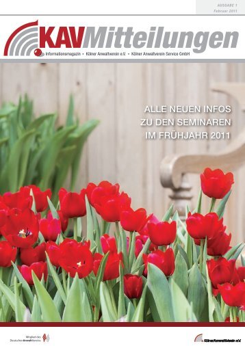 NEUEN INFOS ZU DEN SEMINAREN IM FRüHJAHR - Kölner ...