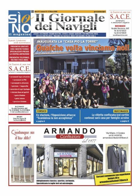 Giornale dei Navigli n. 11 - 17 marzo 2023