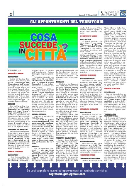 Giornale dei Navigli n. 11 - 17 marzo 2023