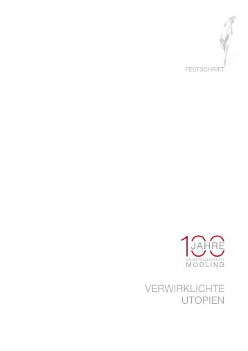 MöGen - Festschrift 100 Jahre