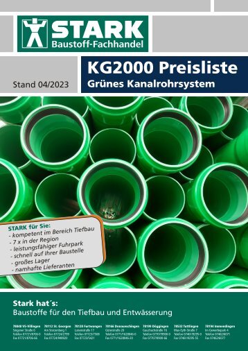 STARK KG2000-Preisliste 04-2023