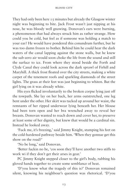 Blood City by Douglas Skelton sampler