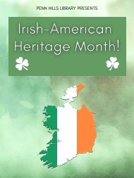 IRISH AMERICAN HERITAGE MONTH 2022