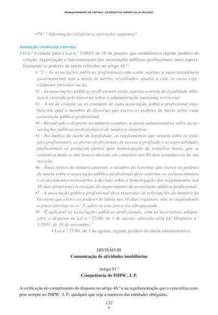 Ebook Branqueamento de Capitais