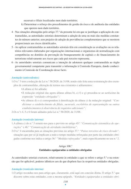 Ebook Branqueamento de Capitais