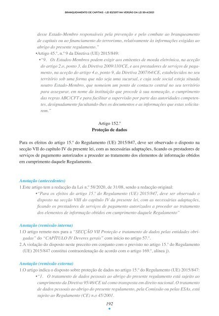Ebook Branqueamento de Capitais