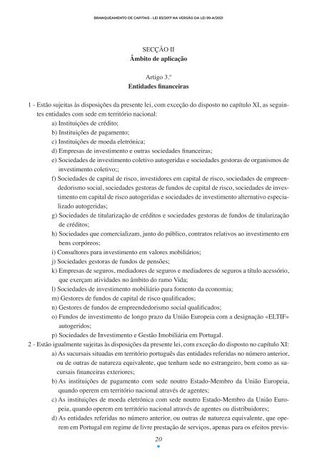 Ebook Branqueamento de Capitais
